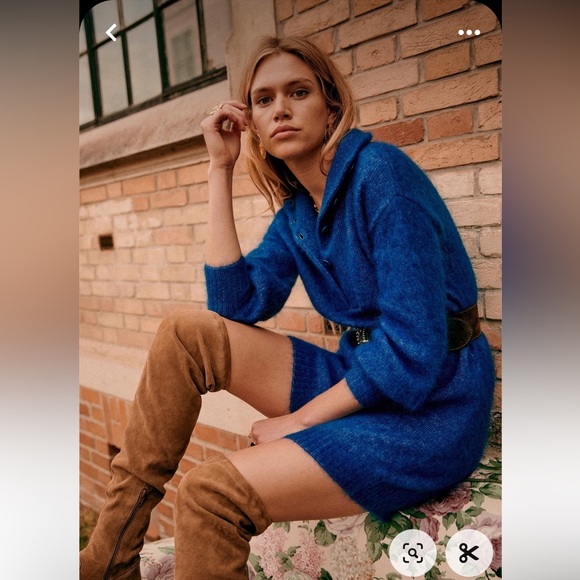 Sezane Mika Sweater Dress - Picture 2 of 8